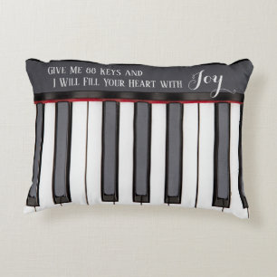 Joyful Piano Music Quotes Dekokissen