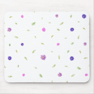 Joyful Pink Floral Mouse Pad - Überlegtes Geschenk Mousepad