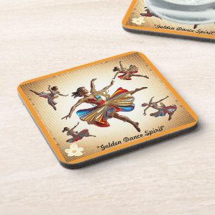 "Joyful Rhythms of Dance" Getränkeuntersetzer