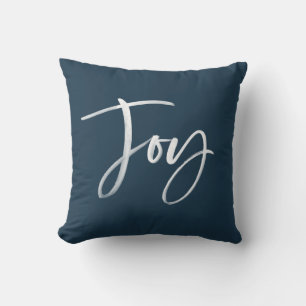 Joyful Script   Marine Holiday Kissen
