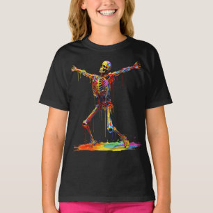 Joyful Skeleton: Tanz der Farben T-Shirt