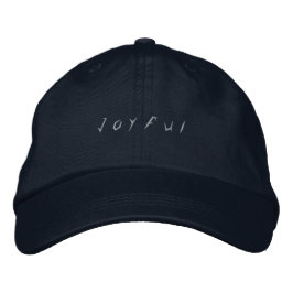 Joyful Spirit Navy fröhliche Vibes Stylish-Hat Coo Bestickte Baseballkappe