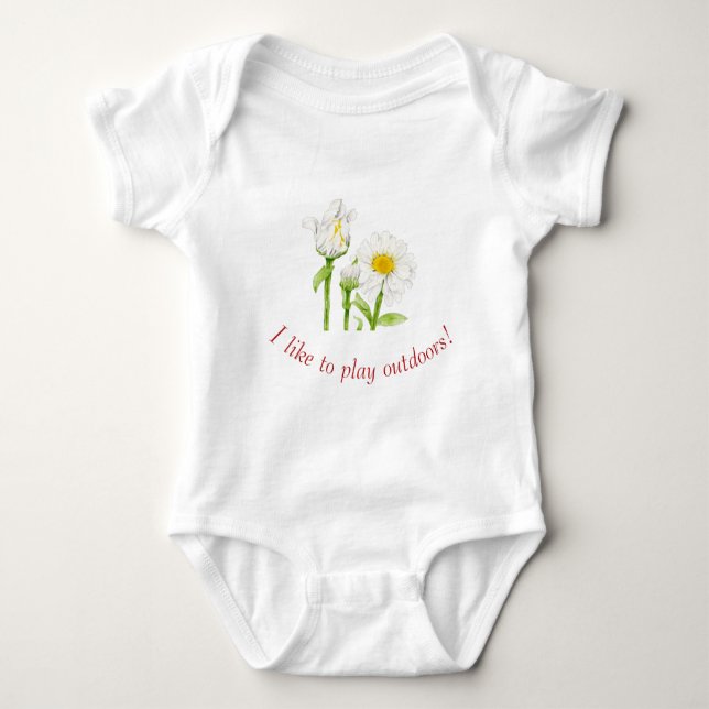 Joyful Summer on a Baby Bodysuit (S) Strampler (Vorderseite)