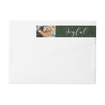 Joyful Tidings Foto Wrap rund um die Adressfelder