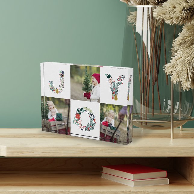 Joyful Type Holiday Foto Collage Block (Von Creator hochgeladen)