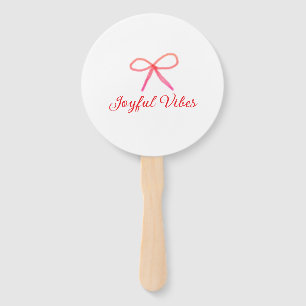 Joyful vibes Weihnachten RED BOW Ferien Familienna Fächer