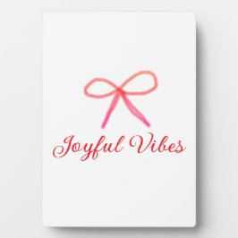 Joyful vibes Weihnachten RED BOW Ferien Familienna Fotoplatte