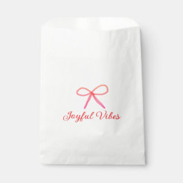 Joyful vibes Weihnachten RED BOW Ferien Familienna Geschenktütchen
