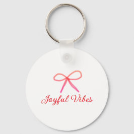 Joyful vibes Weihnachten RED BOW Ferien Familienna Schlüsselanhänger