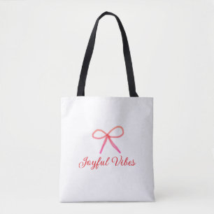 Joyful vibes Weihnachten RED BOW Ferien Familienna Tasche