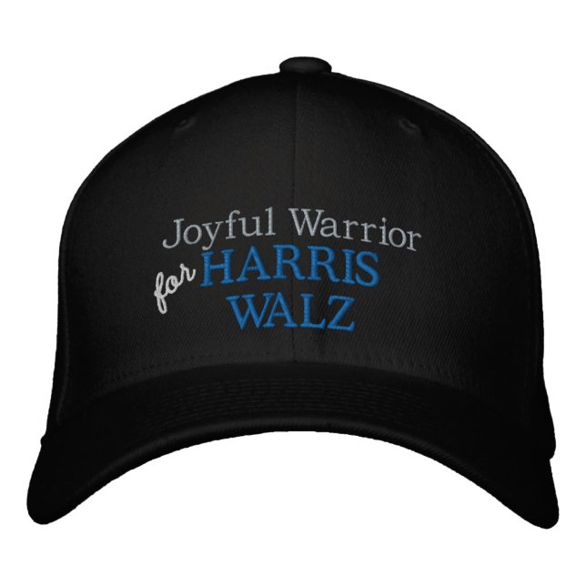 JOYFUL WARRIOR for HARRIS WALZ Baseball hat Bestickte Baseballkappe (Vorderseite)