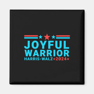 Joyful Warrior Kamala Harris Tim Walz Waltz 2024 Magnet