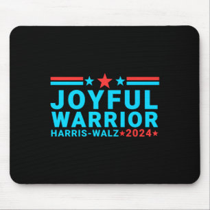 Joyful Warrior Kamala Harris Tim Walz Waltz 2024 Mousepad