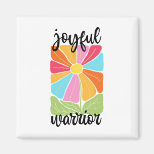 Joyful Warrior Kamala Harris Tim Wheimer 2024 Elec Magnet