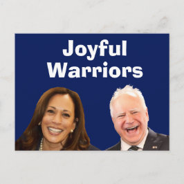 Joyful Warriors Harris und Walz Postkarte