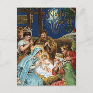 "Joyful Yuletide" Weihnachtsfeiern Feiertagspostkarte