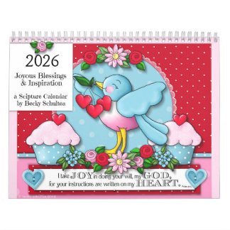 "Joyous Blessings & Inspiration" 2026 Calendar Kalender