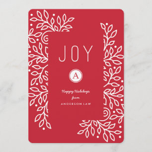 Joyous Branches Corporate Holiday Einladung