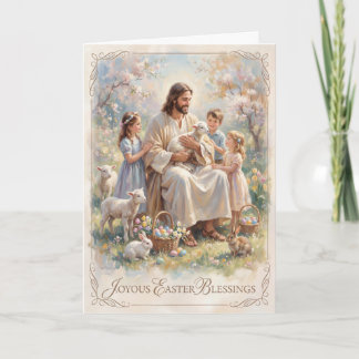 Joyous Easter Blessings Easter Card Karte
