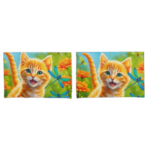 Joyous Kitten Kissenbezug