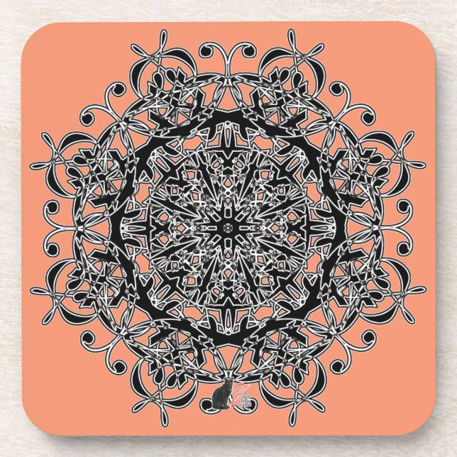Joyous Octa Glyph Dusk Untersetzer (Vorderseite)