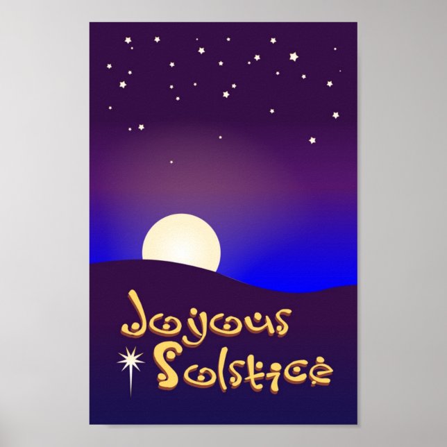Joyous Solstice 8 x 12 Poster (Devant)
