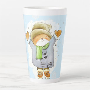 Joyous Winter Cat Milchtasse