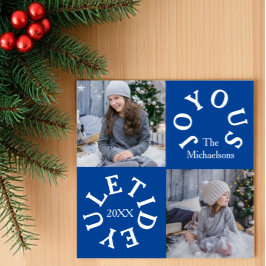 Joyous Yuletide 2 Foto Feiertagskarte