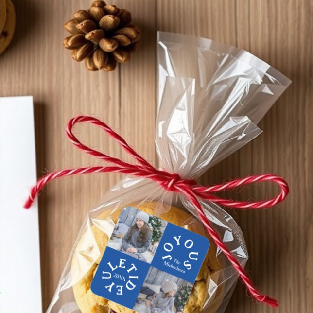 Joyous Yuletide 2 Foto Quadratischer Aufkleber (Von Creator hochgeladen)