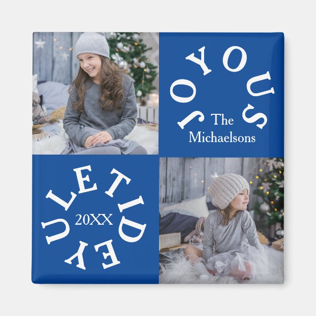 Joyous Yuletide 2 Photo Magnet (Vorne)