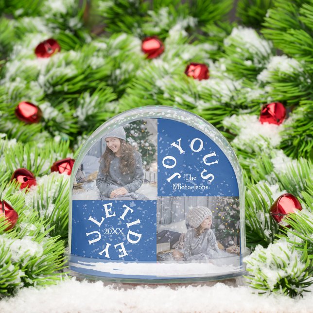 Joyous Yuletide 2 Photo Schneekugeln (Weihnachten)
