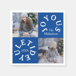 Joyous Yuletide 2 Photo Serviette