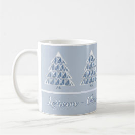 Joyoux Noel Powder Blue Christmas Coffee Mug Kaffeetasse