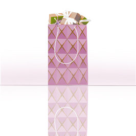 Joyoux Weihnachten Pink Wrapping Paper Mittlere Geschenktüte