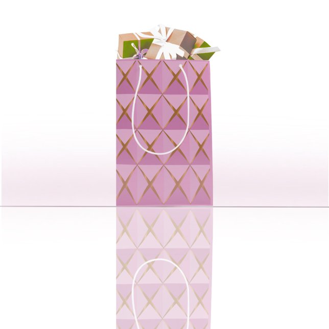 Joyoux Weihnachten Pink Wrapping Paper Mittlere Geschenktüte (Von Creator hochgeladen)