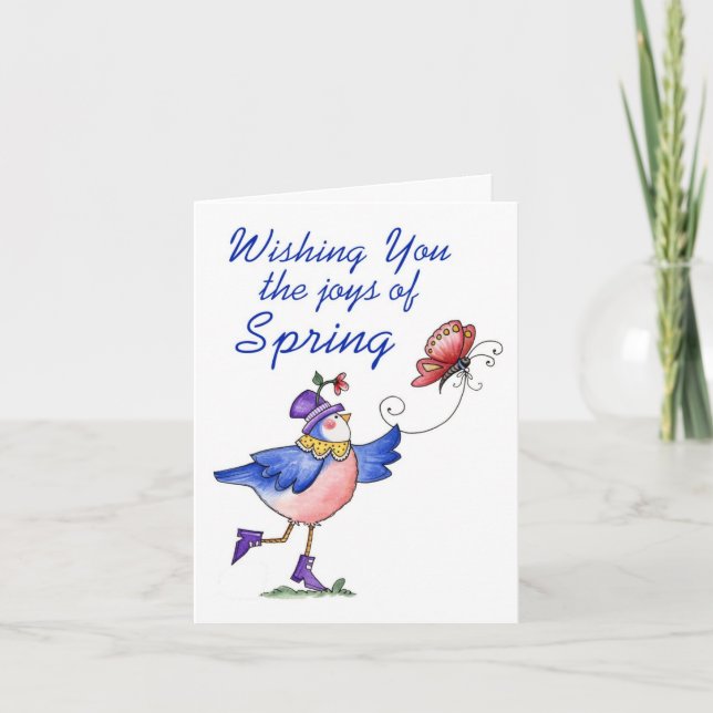 Joys of Spring - Grußkarte Karte (Vorderseite)