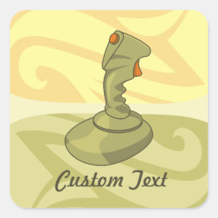 Joystick-Aufkleber Quadratischer Aufkleber