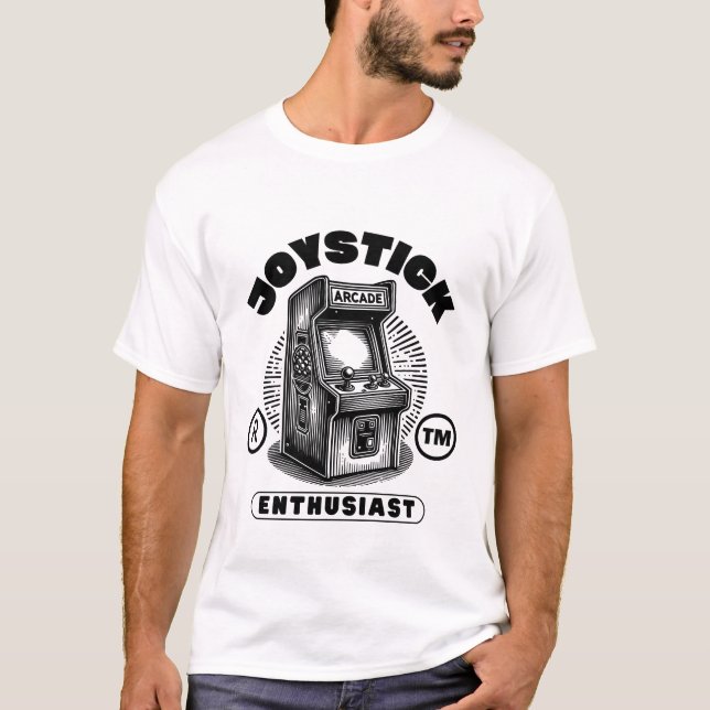 Joystick-Enthusiast T-Shirt (Vorderseite)