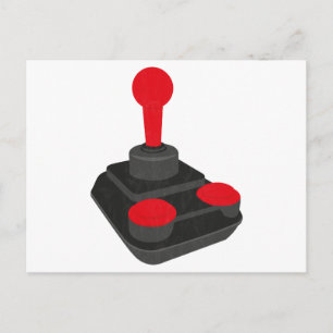 Joystick Postkarte