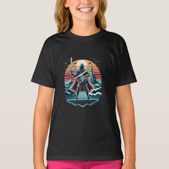 Joystick Warrior T-Shirt (Vorderseite)