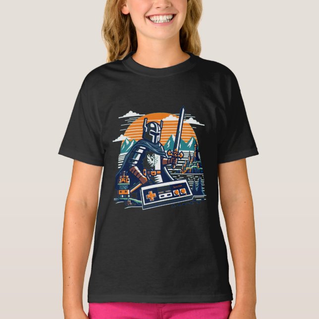 Joystick Warrior T-Shirt (Vorderseite)