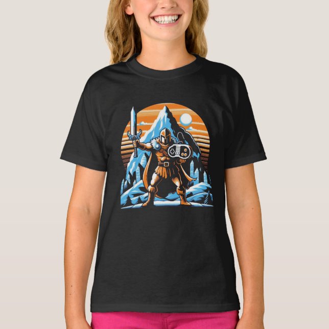 Joystick Warrior T-Shirt (Vorderseite)