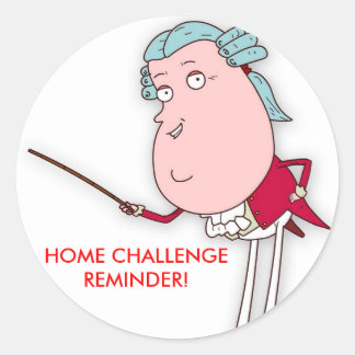 JOYTUNES ZUHAUSE CHALLENGE ERINNERUNGEN RUNDER AUFKLEBER