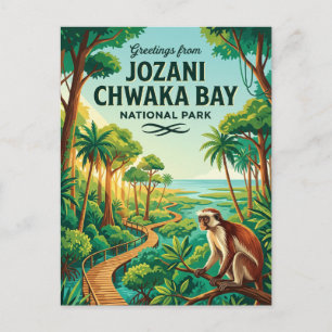 Jozani Chwaka Bay Nationalpark Tansania Postkarte
