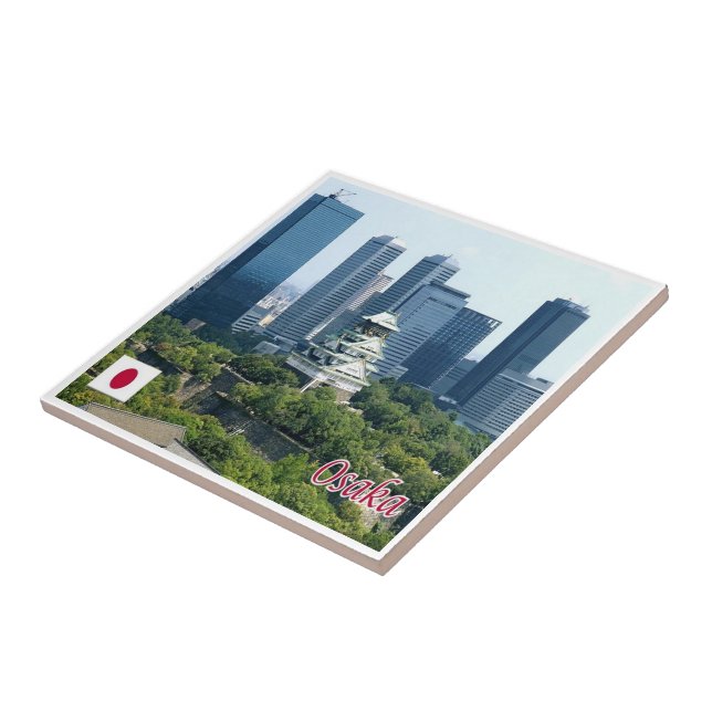 JP011 OSAKA, Japan, Asien, Fliese (Seite)