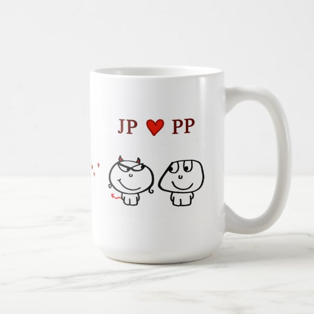 "JP-Herz pp. Großbritannien " Kaffeetasse (Rechts)