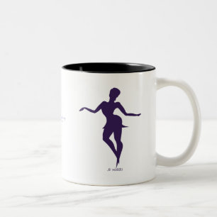 JP MAROU Tanzt die Nacht durch Coffee-Mug Zweifarbige Tasse