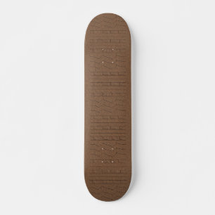 JPL Mars Neugier Rover Tire Tread Red Skateboard