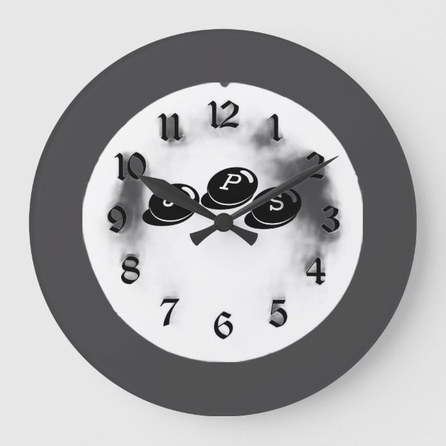 JPS BRAND GROßE WANDUHR (Vorderseite)