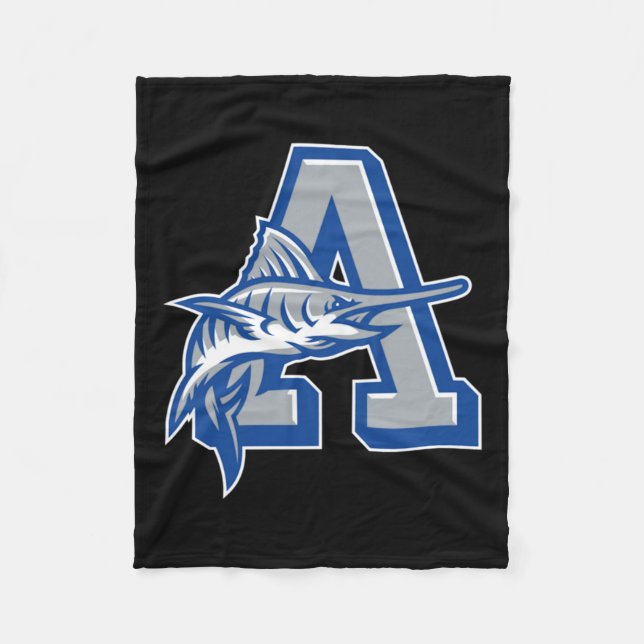 Jr Arnold High School Marlins Pullover Kapuzenpull Fleecedecke (Vorderseite)